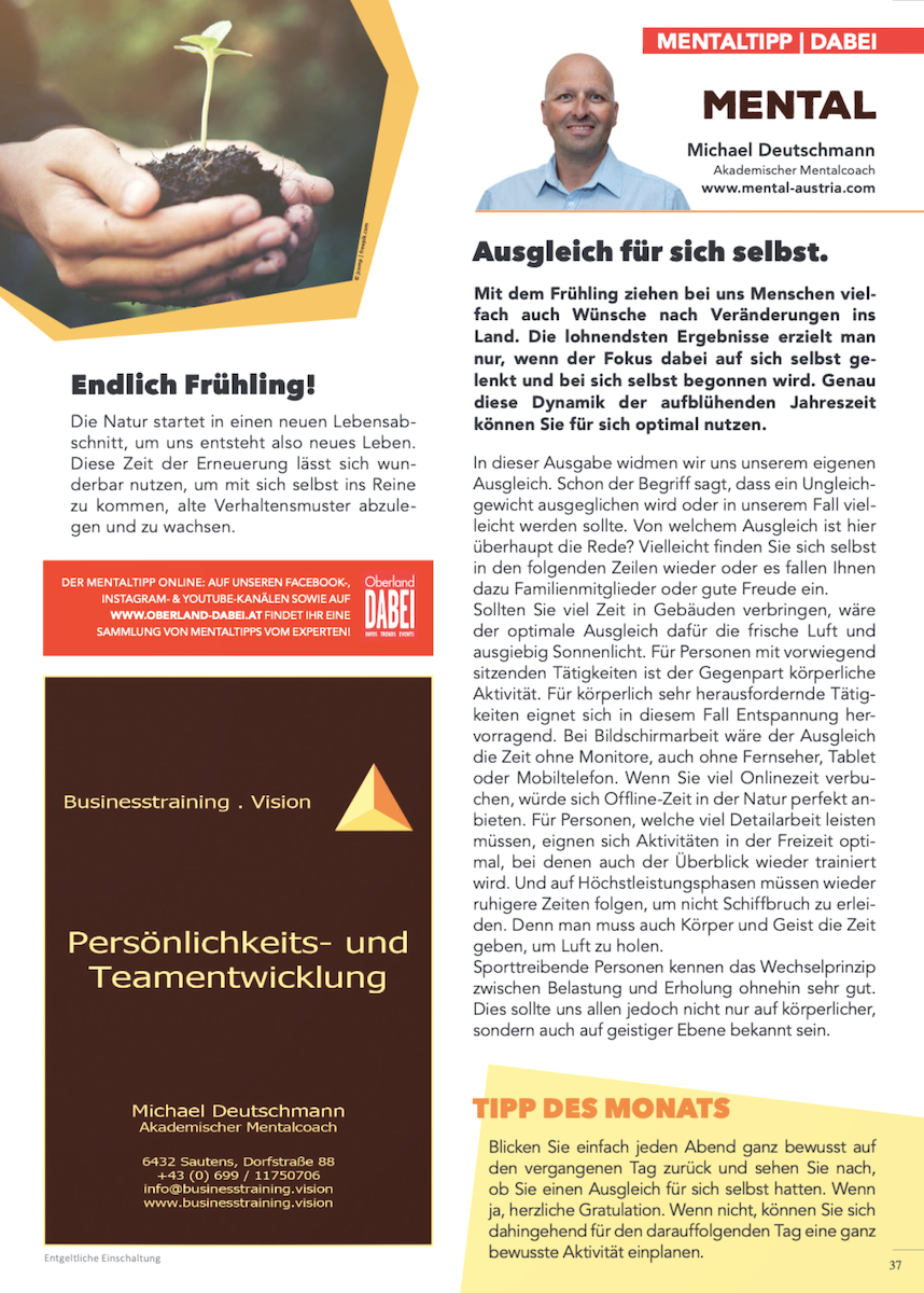 oberland-dabei-april-2022-ausgleich-fuer-sich-selbst-mentalcoach-michael-deutschmann-businesstraining-vision-mental-austria
